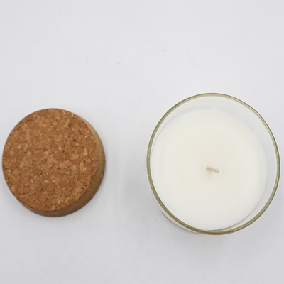 8oz Peppermint Eucalyptus Natural Wax Scented Candles With Cork Lid