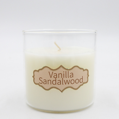 8oz Peppermint Eucalyptus Natural Wax Scented Candles With Cork Lid