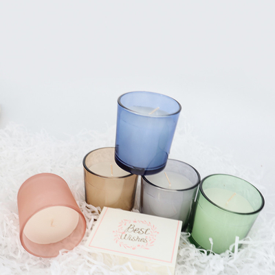 2022 Aroma Home Simple Colorful Glass Soy Wax Scented Candle