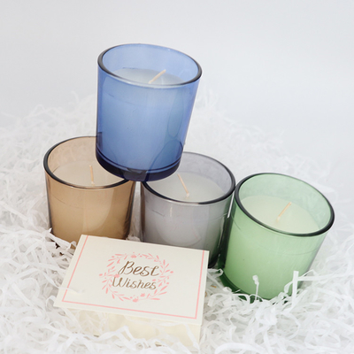 2022 Aroma Home Simple Colorful Glass Soy Wax Scented Candle