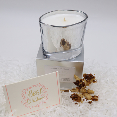 Aroma Home Luxury Private Label Sliver Scented Soy Wax Candles