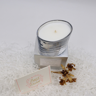 Aroma Home Luxury Private Label Sliver Scented Soy Wax Candles
