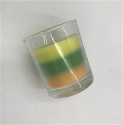Aroma Home Colorful Layered Gradient Scented Paraffin wax candle