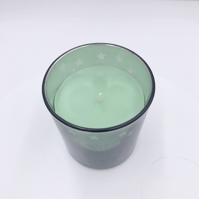 Homemade Yellow Electroplating Aroma Home Candle For Aromatherapy