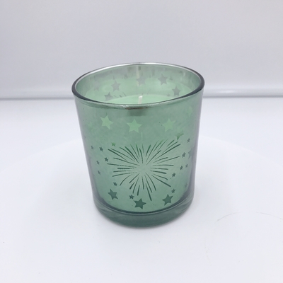 Homemade Yellow Electroplating Aroma Home Candle For Aromatherapy