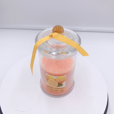 Oem Organic Orange Soy Wax Scented Mason Jar Candle  For  Sleep