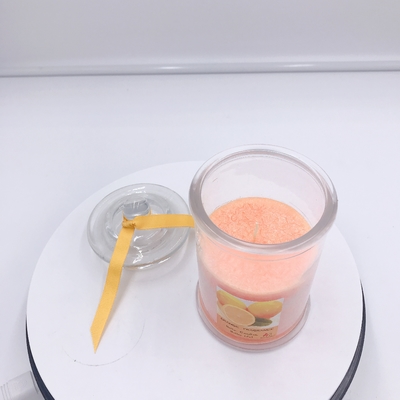 Oem Organic Orange Soy Wax Scented Mason Jar Candle  For  Sleep