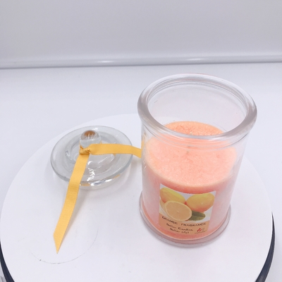 Oem Organic Orange Soy Wax Scented Mason Jar Candle  For  Sleep