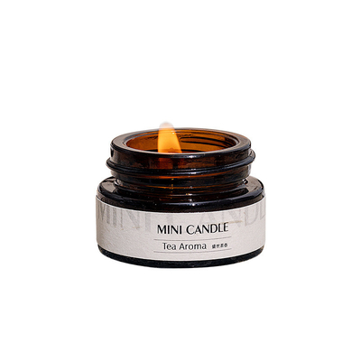 Aroma Mini Amber Glass 3oz Mason Jar Candle  For  Sleep Spa
