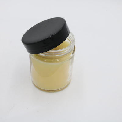 Lemon Verbena Yellow Glass Jar Scented Candle Hand Poured Soy Candles With Black Lid