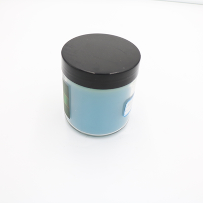 Aroma Home therapeutic Blue Glass Jar Scented Candle 3 Oz for Aromatherapy