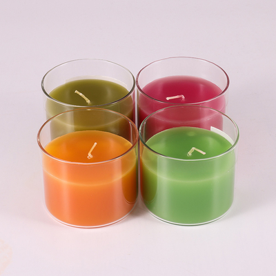 Natural Paraffin Wax Aromatherapy Aroma Light Candles 220G With Bamboo Lid