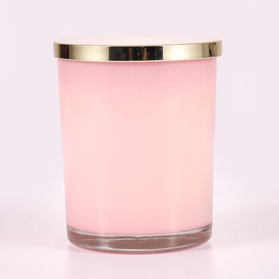 Pastel 14.5oz Glass Jar Scented Candle Eucalyptus Camellia With Customized Fragrance