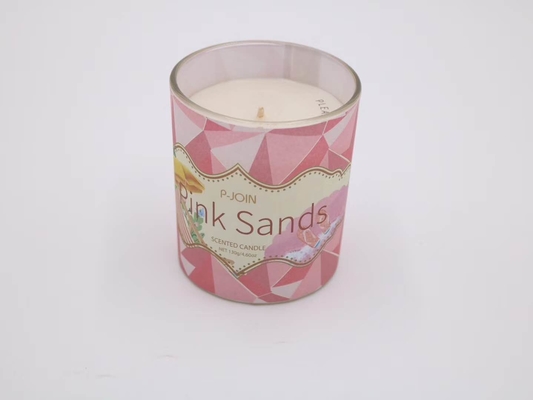 Oem White Small Glass Candle Jars Tea Lights 5 Oz Soy Wax