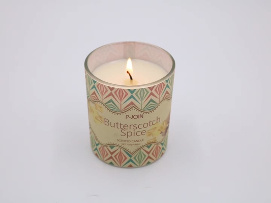 Oem White Small Glass Candle Jars Tea Lights 5 Oz Soy Wax