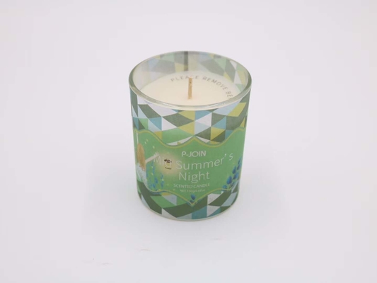 Oem White Small Glass Candle Jars Tea Lights 5 Oz Soy Wax