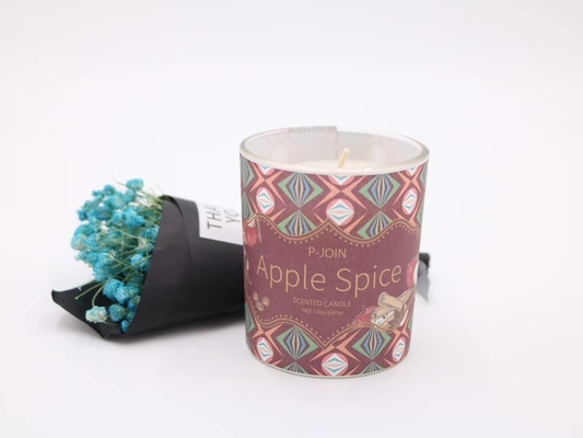 Oem White Small Glass Candle Jars Tea Lights 5 Oz Soy Wax