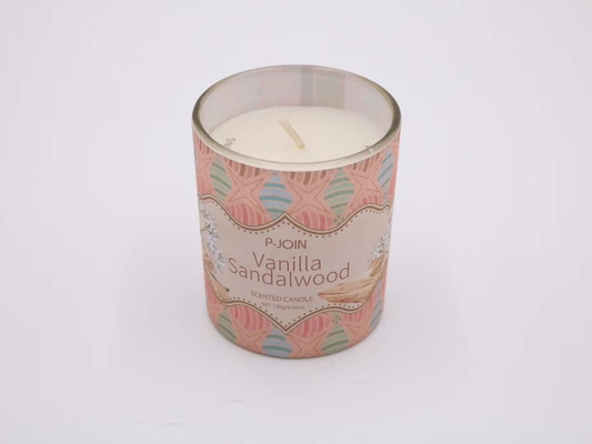 Oem White Small Glass Candle Jars Tea Lights 5 Oz Soy Wax