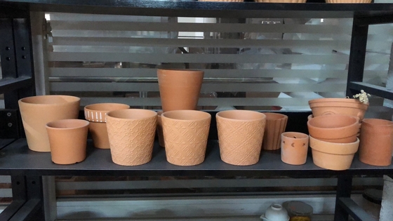 Indoor 7Oz Clay Pot Citronella Garden Candles For Mosquitoes