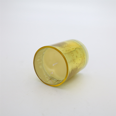 Handmade Pillar Soy Scented Candle Coconut Lime Flavor