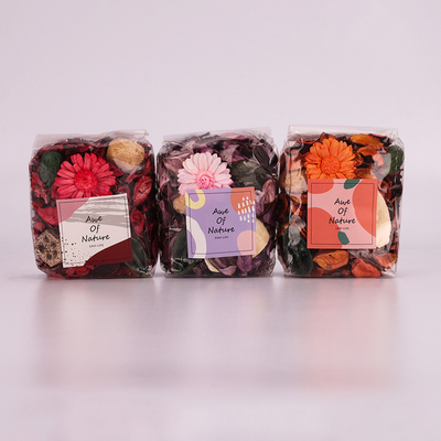 Customized Handmade Scented Aroma Potpourri Bags Summer Spring 130g
