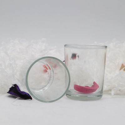 Clear Glass Empty Tealight Candle Holder Cups Jars 5.5x6.8