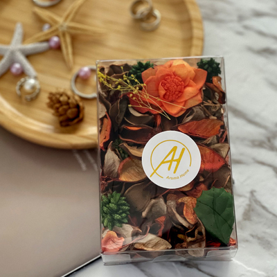 Handmade Peach Potpourri Scented Flowers For Wardrobe Hotel