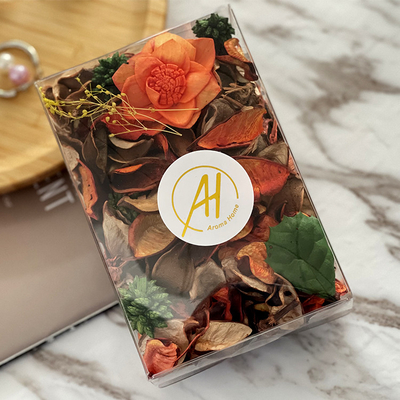 Handmade Peach Potpourri Scented Flowers For Wardrobe Hotel