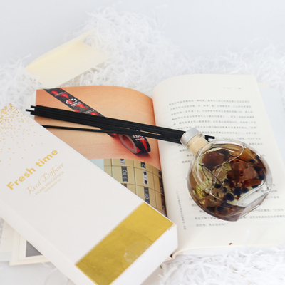 Aroma Reed Diffuser 100ml Luxury Gift Set With Brown Dried Flower