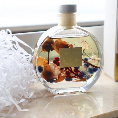 Aroma Reed Diffuser 100ml Luxury Gift Set With Brown Dried Flower