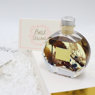 Aroma Reed Diffuser 100ml Luxury Gift Set With Brown Dried Flower