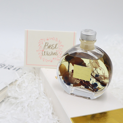 Aroma Reed Diffuser 100ml Luxury Gift Set With Brown Dried Flower