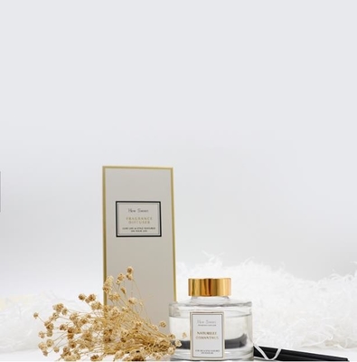 Aroma Reed Diffuser 126ml Round Bottle Luxury Gift Set With Gold Lid