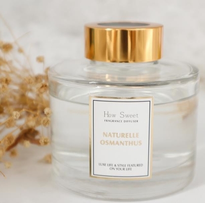 Aroma Reed Diffuser 126ml Round Bottle Luxury Gift Set With Gold Lid