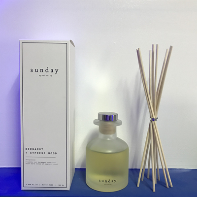 Aroma Reed Diffuser 126ml Lavender Scent Luxury Gift Set With Sliver Lid