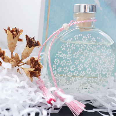 Aroma Reed Diffuser 130ml Luxury Gift Set With Pink Knot And Rigid Box