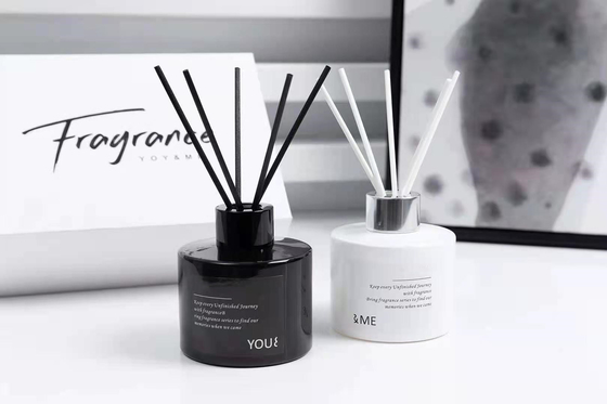 Aroma Reed Diffuser Colorful Gift Set 120ml Luxury Perfume With CMYK Box