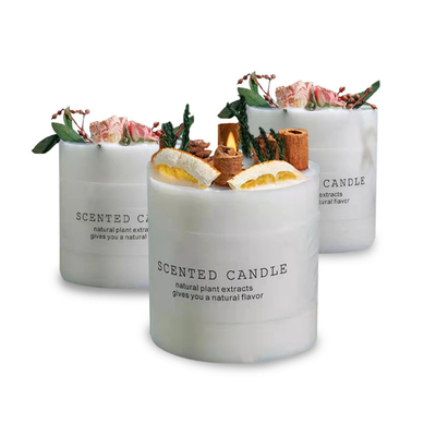 Msds Soy Scented Petals Aromatherapy Dried Flowers Candle Gift Sets 5oz