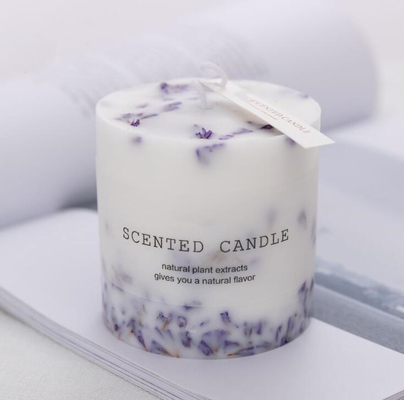 OEM Lemon Verbena Pillar  For  Decoration Aroma Home Candle