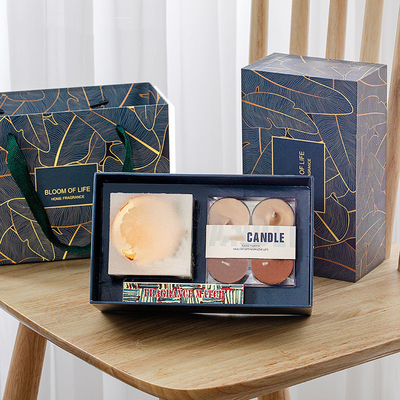 4pk Decorative Bathroom Tealight Diffuser Candle Set Home Scent Gift Set