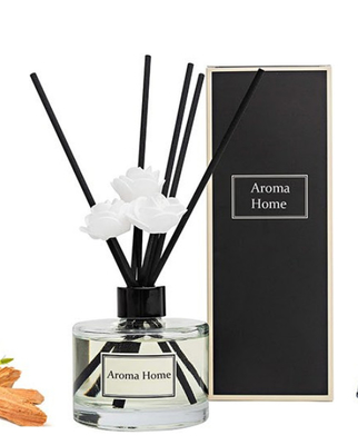 Extra Large Organic Flower Aroma Reed Diffuser Citrus Verbena Diffuser 200ml
