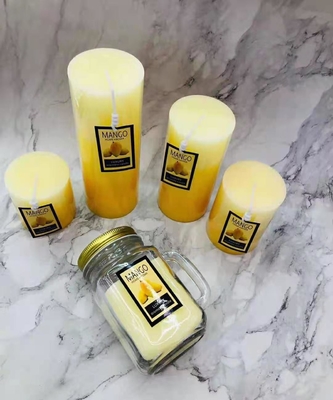 3.5oz 4.5oz Handmade Soy Candles Pillar Scented Candles For Stress Relief