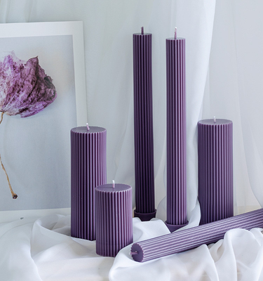 Colorful Paraffin Wax 60G Scented Home Fragrance Gift Set Pillar Candle