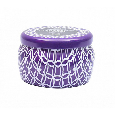 Unique Small Aluminum Tin Can Candle With Stone Decoration 120g
