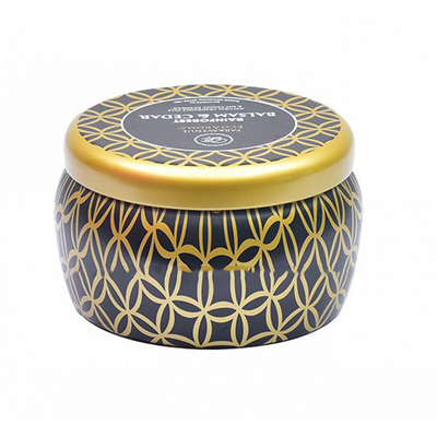 Unique Small Aluminum Tin Can Candle With Stone Decoration 120g