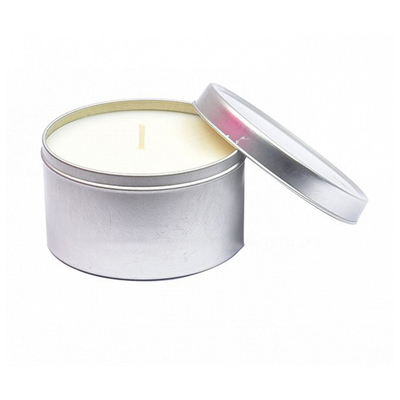 Gold Sliver Scented Soy Tin Can Candle In Bulk 5.5oz
