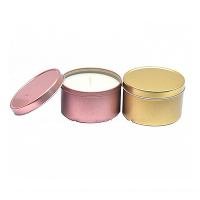 Gold Sliver Scented Soy Tin Can Candle In Bulk 5.5oz
