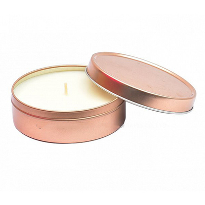 Gold Sliver Scented Soy Tin Can Candle In Bulk 5.5oz