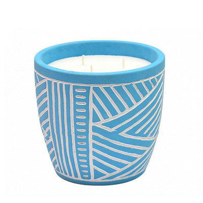 Large Mosquito Insect Repellent Outdoor Citronella Candle In Clay Pot