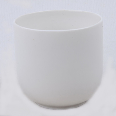 7oz Plain White Scented Natural Ceramic Soy Candle Pot For Sleeping